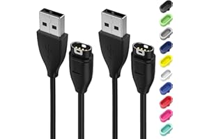 BICMICE Ładowarka do Garmin Fenix 5 5S 5X 6 6S 6X Plus Pro 7 7S 7X Series Forerunner 945 45S 745 235 Approach S10 S40 S60 G12 S42, Vívoactive 3 4 4S, Instinct, Venu 2 2S Plus zegarki