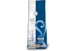 ‎HELMUT SACHERS KAFFEE Helmut Sachers Kaffee - Wiener Mischung, Wiener Melange Kaffee aus erstklassigen Hochland Arabica Bohnen, nachhaltig geröstet in Österreich - ganze Kaffeebohnen, 500g