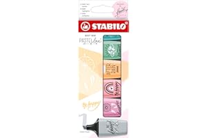 STABILO Evidenziatore BOSS MINI Pastellove 2.0 - Astuccio da 6 - Colori assortiti