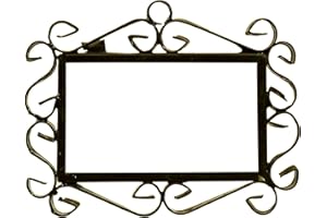 ART ESCUDELLERS Żelazna rama 4 płytki AZUL MINI 7,3 cm x 12,0 cm czarna żelazna rama do łatwego zawieszenia na ścianie płytek AZUL MINI design