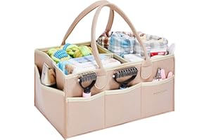 HUHYNN Tragetasche für Haustierpflege, Organizer-Tasche, Hundepflegetasche, für Reisen im Freien (nur Tasche) (Khaki)