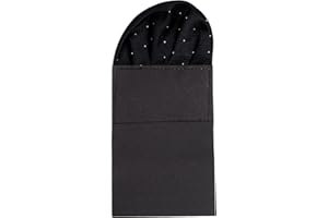 DonDon pañuelo para hombres ya doblado para asiento perfecto