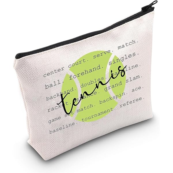 24 Tennis-Make-up-Taschen Set – Lustige Kosmetiktaschen Für Tennis-Fans