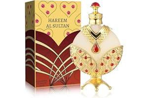 UPVEN khadaj perfumes hareem al sultan perfume，Oil, Arabic Perfume for Women, The Luxurious Scent Of Arabia, Delicate Fragrance Concentrated Perfume Oil (15ml)