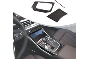 DIYUCAR Verkleidung für die Mittelkonsole aus Karbonfaser, ABS-Kunststoff, für Linkslenker G20, G28, 325, 3er-Serie 2019, 2020