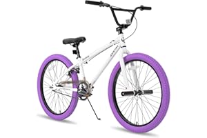 JOYSTAR Brockway Freestyle BMX pour Enfants 20 "24" vélos pour Enfants 8-14 Ans pour garçons et Filles, Multicolore