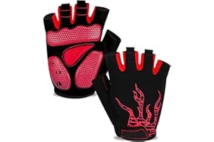 TAHUAON Gants d'aviron pour femme - Gants de sport - Coussinets en mousse - Antichocs - Antidérapants - Pour l'extérieur