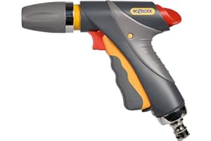 HOZELOCK - Jet Spray Gun Pro : Ideal For Maintenance and Watering, Intensive Use, Ergonomic, Comfortable to Use and Robust, Locking Function and Flow Control: 3 Spray Patterns [2692 0000]
