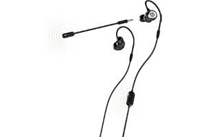 SteelSeries Tusq - In-Ear Mobile Gaming Headset – Dual Microphone With Detachable Boom Mic – Ergonomic Suspension Design Earphones – For Mobile