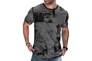 Furpazven Mens T Shirt UK Fashion Print Graphic Tshirt Hip Hop Casual T-Shirts Short Sleeve Tee Tops Shirts
