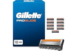 Gillette ProGlide Razor Blade Refills for Men, 10 Count - UEFA Champions League Special Edition, Original Replacement Blades,