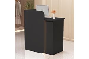 UULBDCD Empfangstheke Holz, Moderne Empfangstresen, Front Theke Bürotheke Rezeption Tisch, Verkaufstheke Mit Schubladen Und Schränken, Rezeptionstheken Für Salon Geschäft Hotel Büro