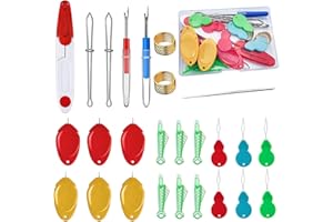 NIYATA 25 Stück Einfädelhilfe für Nähnadeln, Fadeneinfädler für Nadeln, Nadeleinfädler für Nähmaschinen, Nadeleinfädler zum Handnähen, Einfädler für Nadeln, Faden Einfädelhilfe, Needle Threader