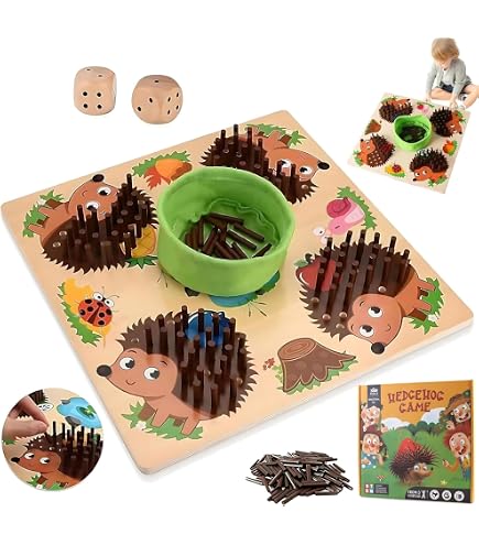 HABA Juego De Memoria Erizos Disfrazados – Juego De Mesa Infantil De 2 A 4 Jugadores, Aprendizaje Y Concentración Para Niños +3 Años, Fabricado En Alemania (305589)