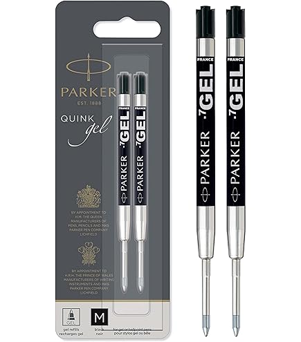 PARKER Jotter Penna A Sfera Acciaio Inox Con Finiture Cromate | Confezione Regalo + Ricarica Quinkflow Punta Media Nero