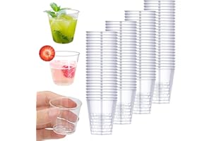 BOOAEE Bicchieri da Shot, 50 Bicchieri da Liquore di Plastica 30ml, Bicchiere di Plastica 30ml, Vasos De Chupito Riutilizzabili Bicchieri Liquore, Bicchieri Liquore per Feste, Matrimoni, Compleanni
