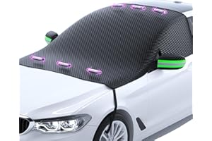 RSFIL Frontscheibenabdeckung Auto für Hyundai I10 I20 I30 I40, Magnet Winter Auto Windschutzscheibe Abdeckung Scheibenabdeckung Gegen Schnee Frost und Sonne Auto abdeckplane Winter,Green