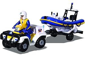 Dickie Toys Sam 203092007 Lot de 2 Jouets Pompier Sam Figurines Multicolore