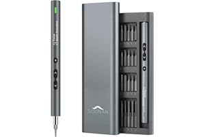 SOONAN Mini Tournevis Electrique, 62 en 1 Petit Tournevis Electrique Rechargeable Sans Fil Avec 48 Embouts, Outil de Réparation Professionnel Pour Téléphone, Montre, Appareil Photo, PC