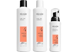 Nioxin Sistema 4 - Champú / Acondicionador / Tratamiento - Para Cabello Teñido y Dañado con Debilitamiento Avanzado