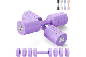 MERACH Haltere Musculation Reglable, Kit Poids Musculation 4 En 1, Lot de 2, Alteres Musculation 1-4KG pour Musculation, Fitness, Domicile,Gym,Poids Réglable,Dumbbell pour Hommes et Femmes,Cadeau