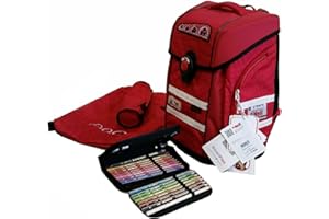 ‎MC NEILL McNeill Ergo PRIMERO Schulranzen-Set 4-teilig Schultasche Schoolbag Mädchen Rot
