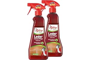 ‎POLIBOY ... PFLEGT WIE NEU POLIBOY Leder Intensiv Pflege - Farblose Lederpflegecreme für Glattleder - 2x 375ml