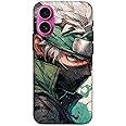 NDCOM for iPhone 16 Back Cover Multicolour Cartoon Anime Printed Hard Case