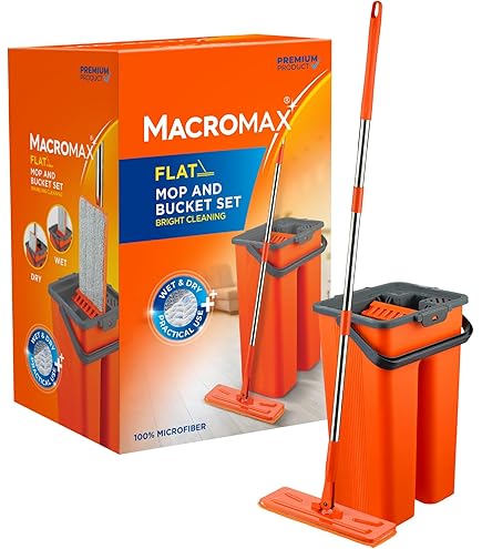 JOYMOOP Mop And Bucket With Wringer Set For Home, Flat Mop And Bucket System, Mops For Floor - View #6