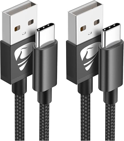 Cavo USB Tipo C Ricarica Veloce 1m Per VIVO X90, X60 Pro, X80 Pro, Y76, Y72 E Molti Altri - Nero