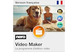 Nero Video Maker 2025 | L'original | logiciel de montage vidéo et photo | couper des vidéos | licence perpétuelle | Windows 11, 10, 8, 7