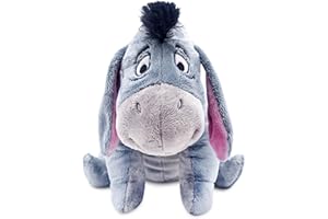 Disney Store Official Peluche Bourriquet de Taille Moyenne, 18 cm, inspirée de Winnie l’Ourson, Peluche avec crinière et Queue duveteuses, détails brodés, Convient aux 3 Ans et Plus