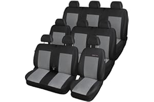 Mossa Fundas de Asientos adecuadas para Renault Trafic II Bus (2001-2014) - para Tres Filas de Asientos - (E2)