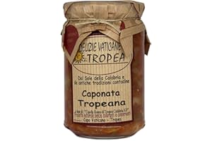 Caponata Tropeana 280g - Autentica Salsa Calabrese - Prodotti Calabresi Tipici - Salsa Gourmet Artigianale - Made in Italy- Tropea – Delizie Vaticane di Tropea (1)