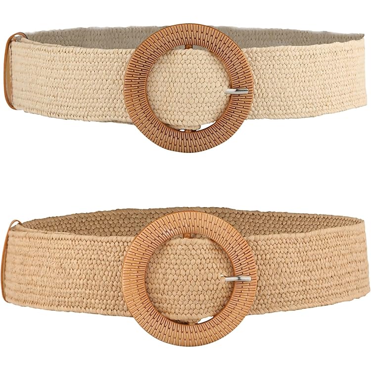 Ceintures Tressées Ethniques - Lot De 3 Ceintures Fines Avec Franges Pour Femme