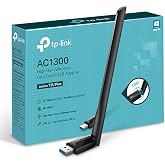 TP-Link Archer T3U Plus USB WiFi Adapter for PC, AC1300 Dual Band | Plug &amp; play installation. For Laptop/PC Stable connection