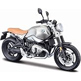 Maisto M32701 1:12 Motorbike-BMW R Nine T Scramble, &ccedil;eşitli tasarımlar ve renkler