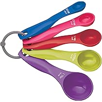 Set 5 Cucchiaini Dosatori Colorati | Misurini Per Cucina | In Plastica Per Polveri E Liquidi - Foto 5