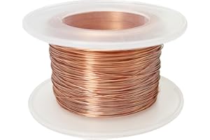 BOCGUY Kupferlackdraht 0.3mm x 120m, Kupferdraht für die elektrokultur, kupferdraht isoliert 0,3mm, für Magnetspulen, Transformatoren und lektromotoren