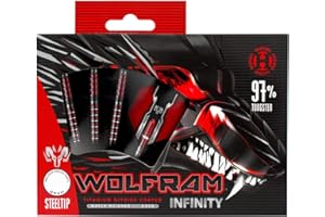 Harrows Wolfram Infinity Fléchettes en tungstène avec Pointe en Acier