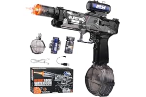 PIPIHOME Wasserpistole Elektrisch Mit Blitzeffekten, 500CC Große Kapazität Wasserspritzpistole, Electric Water Gun für Erwachsene Kinder Sommer Draussen Pool Strand Party Spielzeug, Ultimate Aqua Blaster