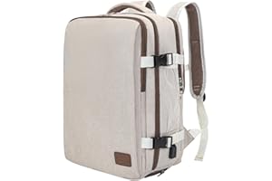 VMIKIV Equipaje de Mano Viaje Cabina Avion para Ryanair, Bolsa Computadora Portátil Portatil 15,6 Pulgadas, Mochila de Trabaj