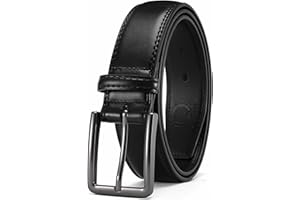 CHAOREN Mens Belts Leather - 1 3/8" Dress Belts for Men - Perfect for Work Business and Casual Jeans