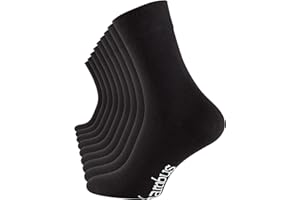 Vincent Creation Bambusowe skarpety dla kobiet i mężczyzn, miękkie i oddychające skarpety bambusowe, 6 lub 9 par, czarne, beżowe, granatowe, miks