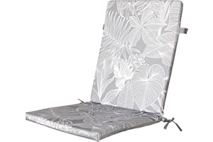 Atout Ciel Dwukolorowa poduszka na fotel zewnętrzny z wodoodpornej tkaniny 90 x 40 cm, 6 wariantów