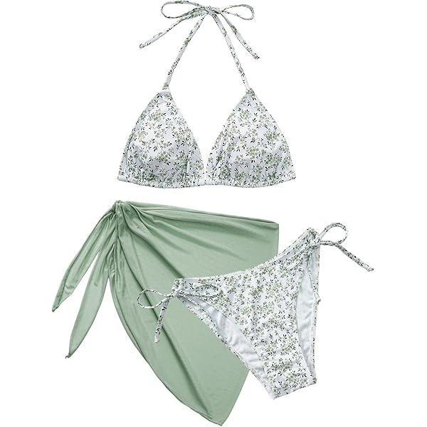 RITOSTA Triangel Bikini Dames Set Sexy String Bikini Halter Bikini Sets Tweedelig Badpak Push Up Badpakken met Parels Tanga Badmode Verstelbaar, Lilarot, S