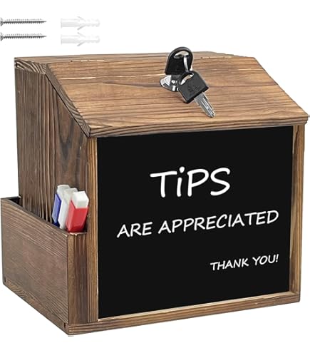 GOEDCH Boîte à Dons Verrouillable : Boîte à Propositions En Bois Avec 3 Marqueurs Pour Tableau Blanc Et Cles Boite Aux Lettres