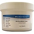 Skin Beauty Solutions 4 Oz Micro Dermabrasion Cream With Glycolic Acid & Microdermabrasion Aluminum Oxide Crystals-For Face Use -120 Grits, Pure White Micro Derma Brasion Crystals