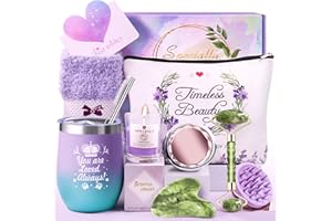 LIVEHITOP Regalos Originales para Mujer, Regalo Mujer Cumpleaños 10PCS Relajación Regalo Set Incluye Taza Termica Amiga Hermana Mamá Esposa San Valentín, Navidad, Día de la Madre
