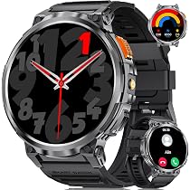 BROTECT Schutzglas Für Tesofit Smartwatch 1,85 Zoll (rund) – 3er-Pack Panzerfolie, 9H Hart, Kratzfest & Ultra-transparent